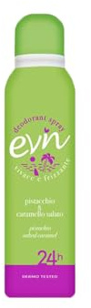 EVIN | Damen-Deodorant Spray Pistazie und Karamell, lebendiger und prickelnder Duft, aktive Formel für 24 Stunden, 150 ml