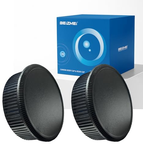 Lot de 2 couvercles M39, compatibles avec les appareils photo : Leica I (modèle A), II (modèle D), III (modèle F/G) et Elmar 50 mm f/3,5, Summaron 35 mm f/3,5, objectifs Summitar 50 mm f/2 (M39 Camera