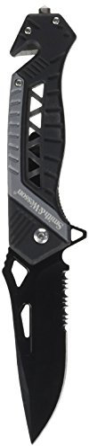 Smith & Wesson Erwachsene Taschenmesser Messer, schwarz, 21.5 cm