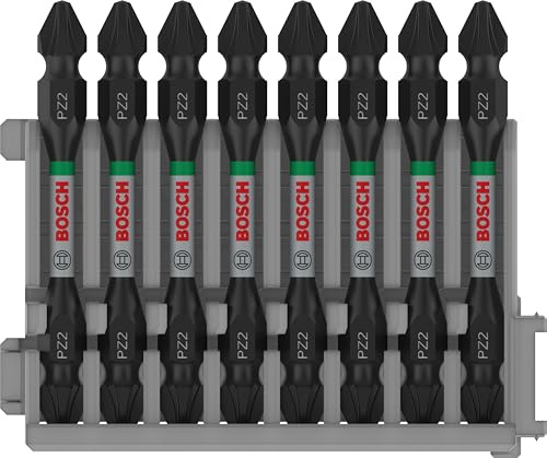 Bosch 8X PRO Double-Ended Impact Bit with Pick and Click Index | Length 65 mm, Professional Accessory Screwdriver, Drill Drivers