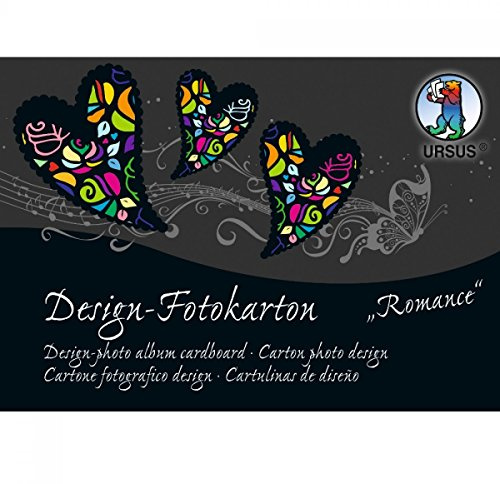 Design-Fotokarton-Block Sonderedition Romance DIN A6 - 60 Blatt sortiert