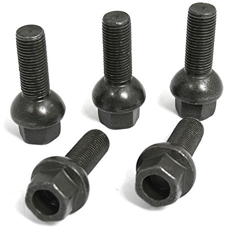 Original VW Radschrauben Satz M14x1.5x34 Stahlfelge Sharan T4 Alhambra Befestigung 5x Schraube Bolzen 701601139B