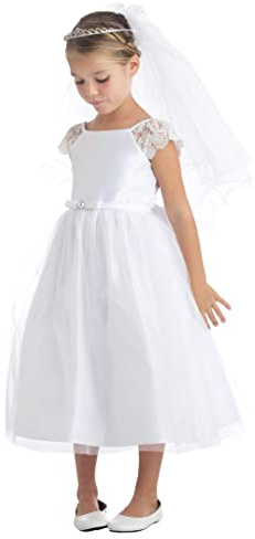 iGirlDress Flower Girl First Communion Pageant Wedding Birthday Dress SK621-8