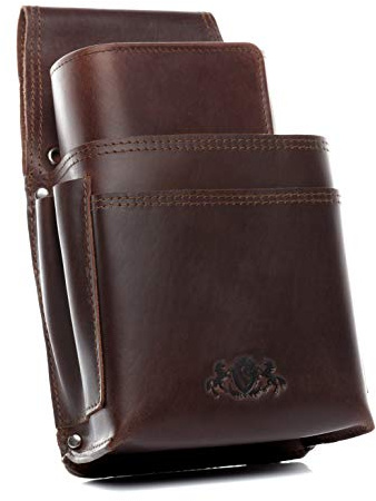 SID & VAIN Waitress Wallet & Holder Aberdeen Combi Waitress Purse Real Leather Waitress Belt Holder Genuine Leather Women and Men