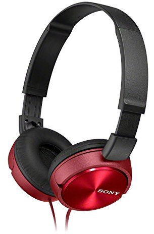 Sony MDR-ZX310 - Headphones (Head-band, Wired, 10 - 24000 Hz, 98 dB, 1.2 m, Red)