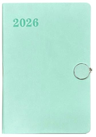 2021 A5 vecka att visa dagbok adressbok och penna Flexi designer dagbok (lila)