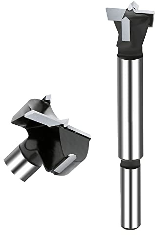 NICAVKIT 16mm Brocas Forstner de carburo para madera, Taladro de madera de carburo, Broca Fresadora Madera Hole Saw, Broca De Alas Planas Para Taladrar En Madera, Plástico, Madera Contrachapada