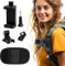 Supporto per Tracolla per Zaino per GoPro, Supporto da Zaino Compatibile con GoPro Hero 2/11/10/9/8/7/6, Insta360, DJI OSMO Action, Attacco per Cinghia Accessori, per Cellulare Smartphone