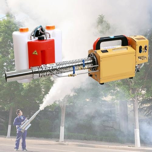 Máquina nebulizadora térmica portátil de 15 l, atomizador de aerosol eléctrico, pulverizador de desinfección, nebulizador térmico de chorro de pulso, para desinfección en interiores y exteriores,350