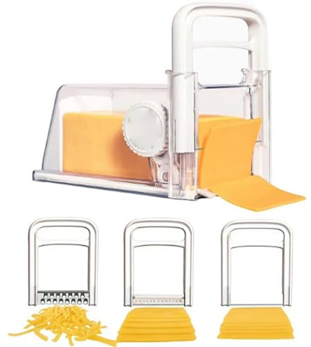 Trancheuse à fromage, râpe à beurre, trancheuse à fromage manuelle pour trancher et râper Trancheuse à fromage en fil d'acier inoxydable pour le fromage, le beurre, le pain grillé et la charcuterie