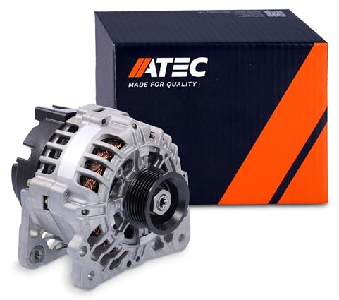 ATEC GERMANY 1x Lichtmaschine 14V 90A Kompatibel mit SEAT CORDOBA, IBIZA III (6L1), IBIZA, TOLEDO IV (KG3), SKODA FABIA 1, FABIA 2, RAPID, ROOMSTER, VW FOX, POLO (9N_, 9A_), POLO V (6R1, 6C1)