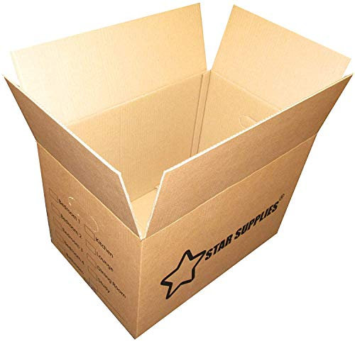10 x Strong Cardboard Packing Shipping House Moving 47cm x 31.5cm x 25.4cm Boxes