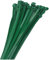 KnnX 28210 - Serre-Câble - Colliers Serrage - Attaches Cable - Lien Plastique - vert - 2,5 mm x 100 mm (petit) - 50 pièces - Point de rupture 8,2 kg