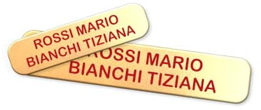Circuito AUT AUT Targhette Citofono e Posta in Acrilico, Angoli Arrotondati, Personalizzabili, 1 Unità
