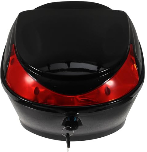 Motorcycle Rear Top Box Black Pp Storage Case for Scooter