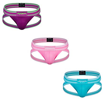 3 Stück/Pack Herren Jockstrap Unterwäsche Suspensorium Wide Belt Herren Jockstrap Sportliche Unterstützer