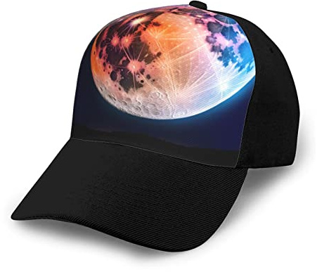 Klassische Sportkappen, Trucker-Kappen, farbige Einhorn-Baseballmützen, Unisex-Erwachsene, personalisiert/verstellbar/Baumwolle