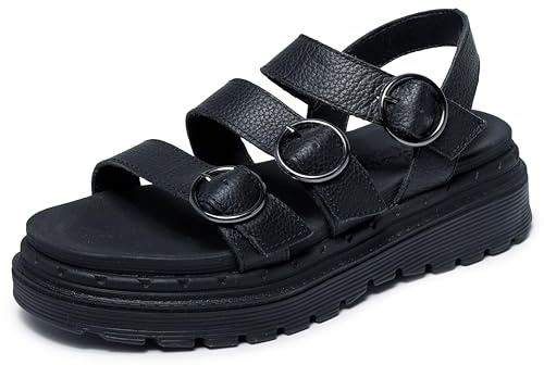 Skechers Women's Jammers-lite-Poppin' 2.0 Sandal, Black, 6.5 UK