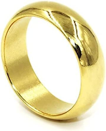 VIHEEVA Magischer starker Magnetring für professionelle Zauberer-Requisiten, Bühnen-Zaubertricks, Zauberringe (rund, goldfarben, 21 mm)