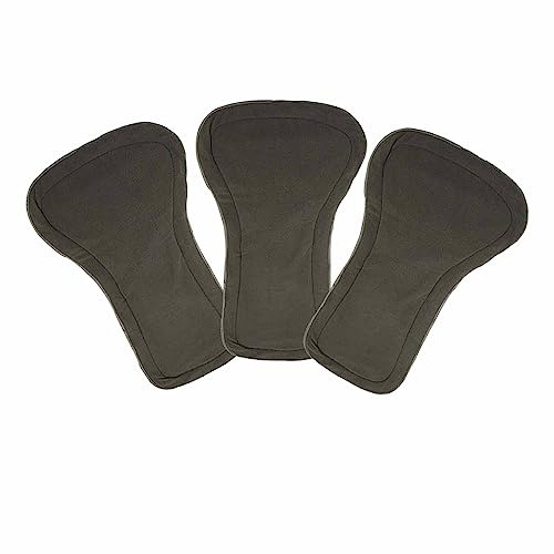Lot de 3 inserts de couches surdimensionnés pour couches en tissu pour adulte, couches en tissu réutilisables, lavables en machine
