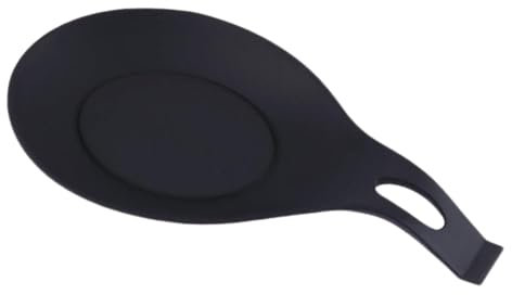 Poggiapiedi da cucina, portacucchiaio da cucina, vassoio per bacchette in silicone per cucchiaio, resistente al calore, poggia-utensili anti-scottatura, poggiapolsi per cucchiaio, tappetino per