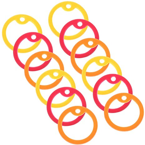 COSMEVIVI 12stücke Silikon Ringe Für Hundemarken Geräuschdämpfer Pet Name Tag Schutz Zubehör Gummiring Geräuschreduzierend Für Hundehalsband