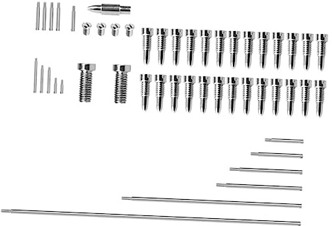 Reparaturset für Tenorsaxophon mit Schrauben, Silber 1 Satz | Stahl, Kompakt und Leicht zu Tragen, für Holzblasinstrumente, Zubehör für Klarinette