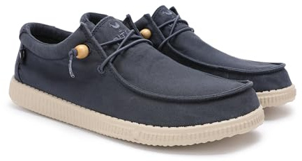 WALK IN PITAS | WP150 Washed | Mocasines de Hombre | Marino 44