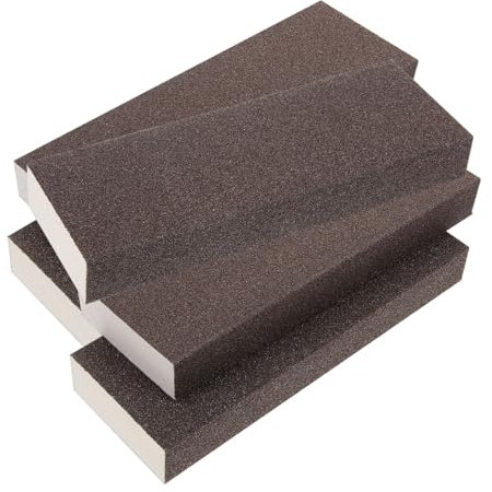 ARTIBETTER 5pcs Fine Sandpaper Blocks Coarse Fine Grits Wet Dry Sandpapers for Wood Crafts