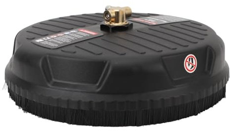 TRELVEX 15 Zoll Hochdruckreiniger 15 Zoll Hochdruckreiniger Hochdruckreiniger Oberflächenreiniger 3600PSI Arbeitsdruck 1 4 Zoll Schnellstecker mit 2 ExWand Aufsätzen Oberflächenreiniger