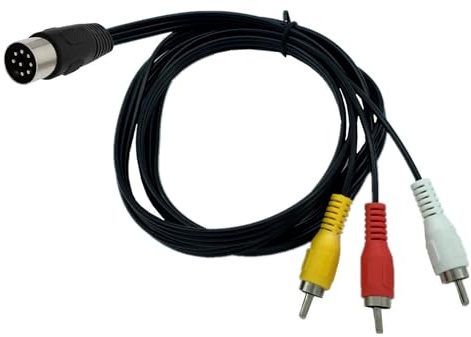 CAZSTYK Durability Music Cable DIN 8Pin To 3RCA Cable Ensuring Clear Signals Transmission Home Theater Connection Wire