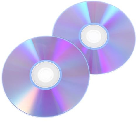 Toddmomy 2pezzi Cd Registrabili Vuoti Dischi Dvd Scrivibili Per Musica e Registrazione Audio Supporti Audio Vuoti Per Uso Domestico Studio e Aziendale