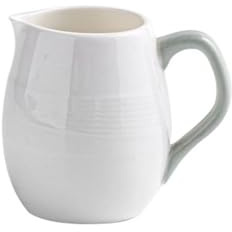 Dh2yjnbf3 Jarra de Leche Jarra de cerámica Creativa for Leche Blanca con asa, Ideal for hoteles y restaurantes. Lechera