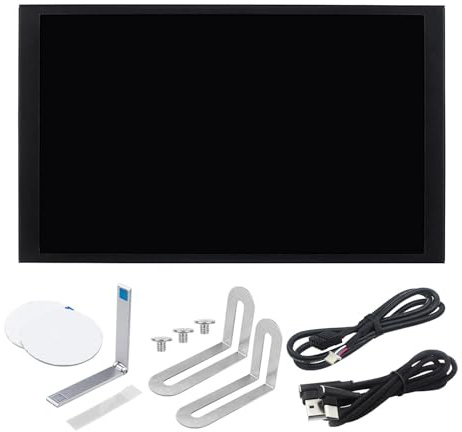 YIZITU Écran secondaire portable IPS de 20,3 cm - Interfaces USB de type C - Lecture automatique multimédia - Stockage intégré - Édition en temps réel - Configuration facile - Moniteur secondaire