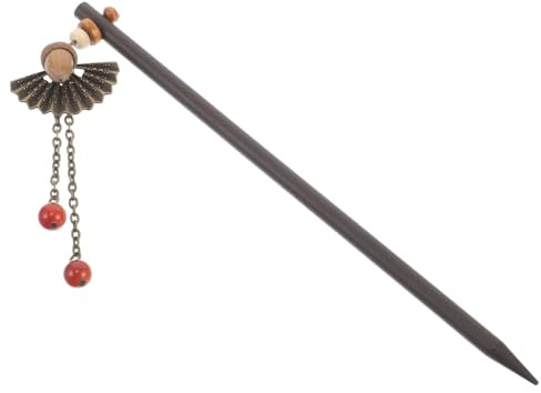 DECOMELODY Bacchette Cinesi Per Capelli Da Donna Design Vintage Nappa e Decorazioni in Lega e Legno Per Feste Matrimoni e Viaggi