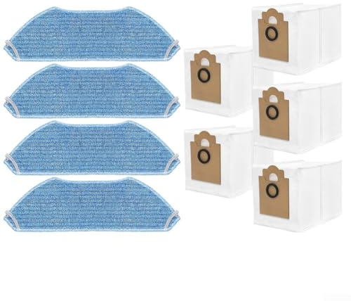 Kit de trapo y bolsas de polvo para aspiradora Lefant M2 Pro M2S Pro con diseño antiobstrucciones y materiales para una limpieza fiable