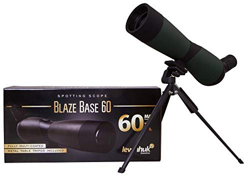 Levenhuk Blaze Base 60 Tragbares Spektiv für Erwachsene, mit 20–60x Zoom | Variable Vergrößerung, BK-7-Glas, FMC-Optik und Klarer Sicht für Naturbeobachtung, Jagd, Angeln, Reisen und Natur