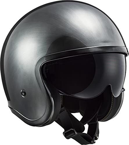 LS2, Jet-Motorradhelm Spitfire Jeans Titanium, M