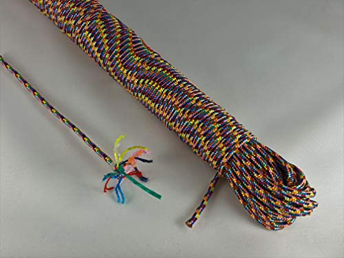 ANBP Buntes Polypropylenseil 3mm / 40m (0,22€/m) Pink Regenbogenfarben