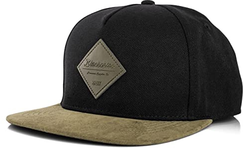 Blackskies® Port Snapback Cap | Damen Herren Baseball Kappe | Basecap mit Kunst-Wildleder Schirm Suede Diverse Farben Cap - Männer Frauen Unisex Streetwear Outdoor Sommer Freizeit