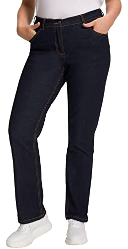 ULLA POPKEN Straight-Jeans, Jeans Donna, Blu (Dark Blue Denim), 56W / 34L