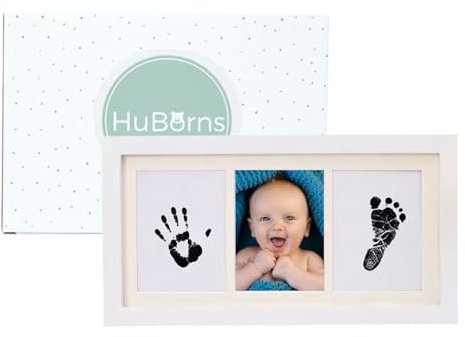HuBorns – Kit Impronte Neonato con Inchiostro Atossico e Cornice