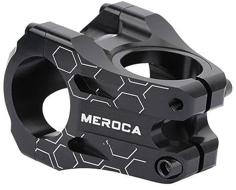 Fahrradvorbau Vorbau Mountainbike Vorbau Kurzer Lenker Vorbau für die meisten Fahrrad BMX Rennrad - schwarz