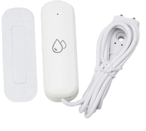 Wasseralarmsensor, WLAN-Flutwasserleck-Detektor, Wasserleck-Sensor, Detektor für Tuya Smart Home für Keller, Küche, Garagen (WLAN)