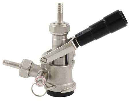 MNEVZX bierbrauset Bier Fass Koppler Tap System ADGS Typ Mit Edelstahl Sonde Druck Ventil Homebrew Kegerator Fass Spender Heimbrau-Sets(D Type)