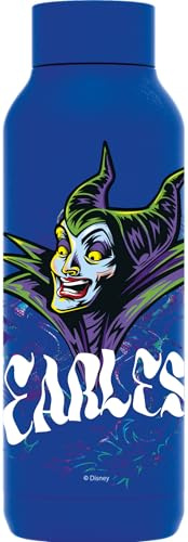 QUOKKA SOLID X DISNEY | BOTELLA TÉRMICA DE ACERO INOXIDABLE DOBLE PARED | VILLAINS MALEFICENT