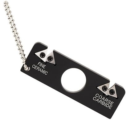 Cabilock Affûteur de Couteaux Facile à Transporter Portable en Acier Tungstène Céramique Design Ergonomique Compact Outil Robuste Cuisine et Extérieur