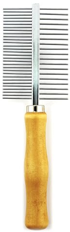XCEL 2-in-1 Hair Brush Cleaner Tool, Dual-Sided Hairbrush Cleaning Rake & Comb for Removing Hair, Lint, Dust and Product Buildup from Paddle, Boar Bristle, Round and Detangling Brushes