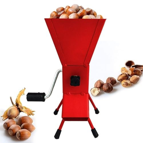 Herramienta de cascanueces – Manivela ajustable de acero para avellanas, almendras, pistachos, filberts y nueces, utensilio de cocina multifuncional