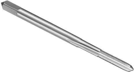 sourcing map Handgewindebohrer M2,5 x 0,35 H2, metrisches Gewinde, Stecker-Stil, Gewindebohrer, gerade Nut, Gewindewerkzeug, Hochgeschwindigkeitsstahl HSS6542